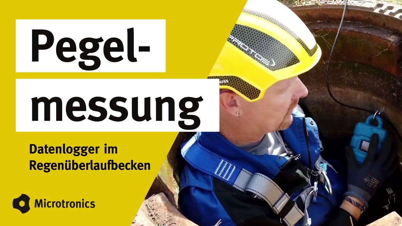 Pegelmessung von Regenüberlaufbecken