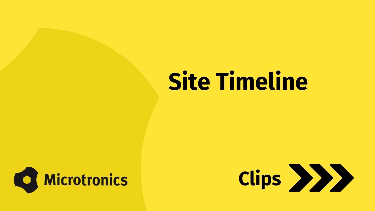 Site Timeline