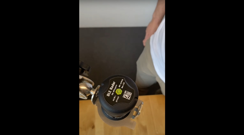 Integrierte Wasserwaage